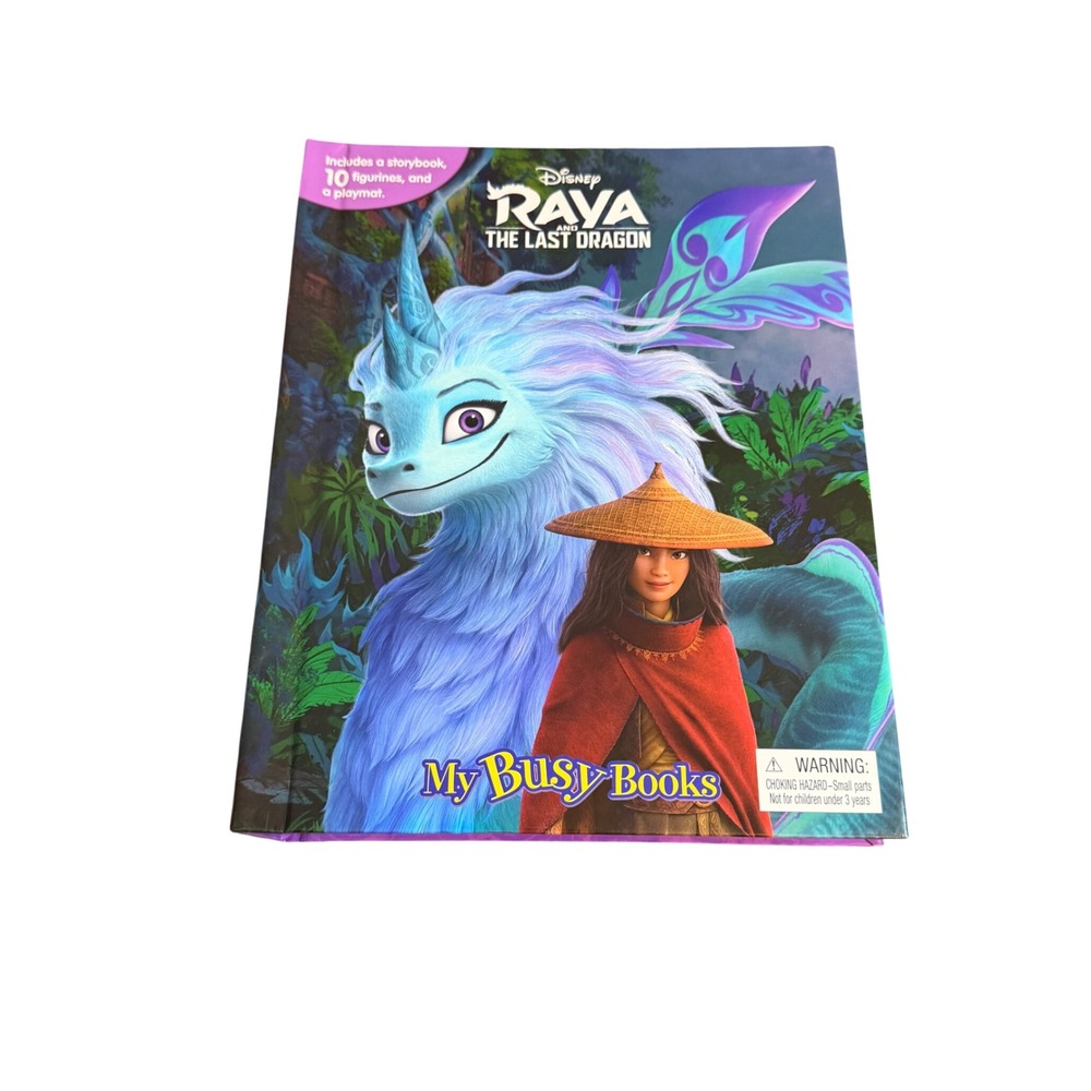 Disney Raya and the Last Dragon My Busy Books 10 Figures & Playmat Phidal Set